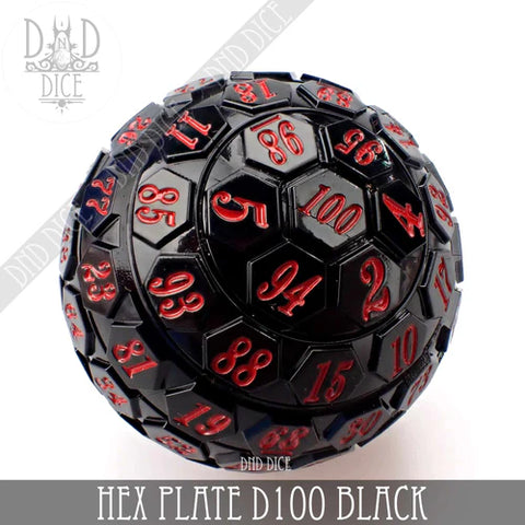 D100 - Black With Red