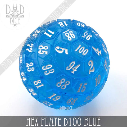 100 Sided Die - Blue