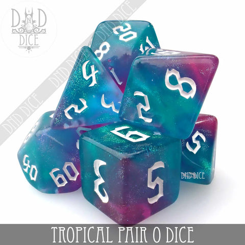 Tropical Pair O' Dice