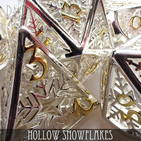 Snowflakes Hollow Metal