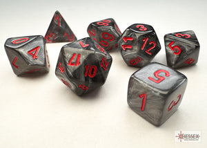 Mini Velvet Black/Red