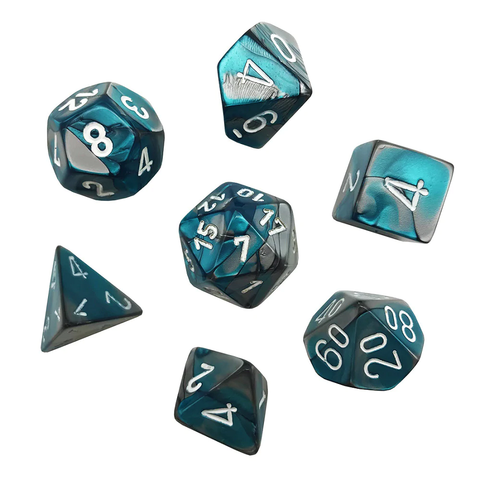 Mini Gemini Steel-Teal/White