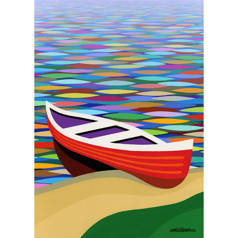 Red Canoe by Kurt Swinghammer