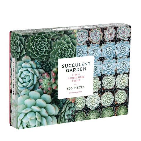 Succulent Garden Double-Sided