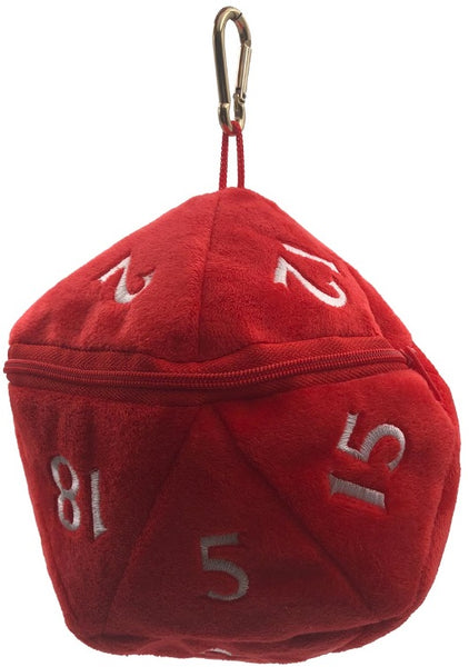 Plush D20 Dice Bag