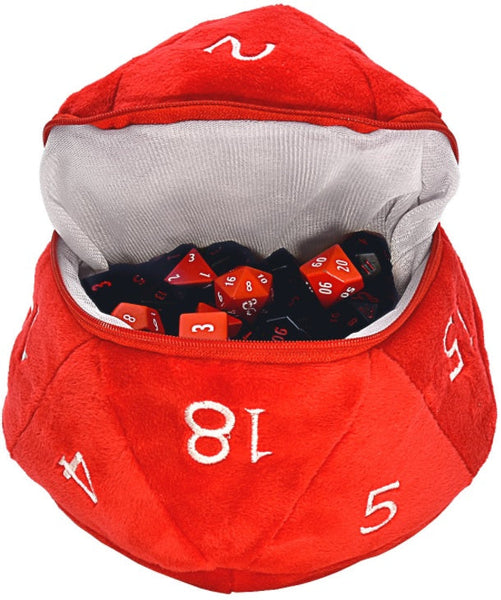 Plush D20 Dice Bag
