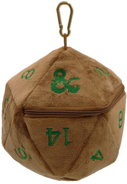 Plush D20 Dice Bag
