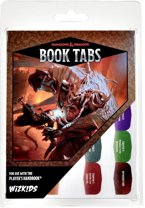 D&D RPG Player's Handbook Book Tabs
