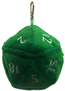Plush D20 Dice Bag